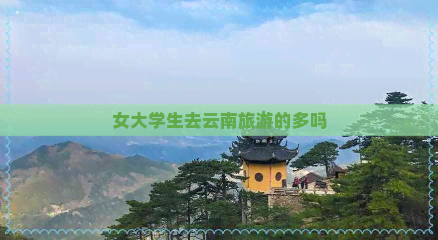 女大学生去云南旅游的多吗