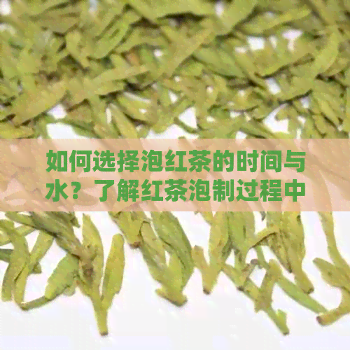 如何选择泡红茶的时间与水？了解红茶泡制过程中的各种因素