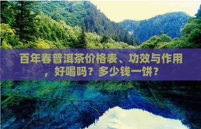 百年春普洱茶价格表、功效与作用，好喝吗？多少钱一饼？