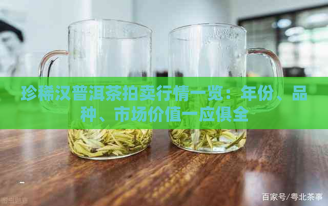 珍稀汉普洱茶拍卖行情一览：年份、品种、市场价值一应俱全