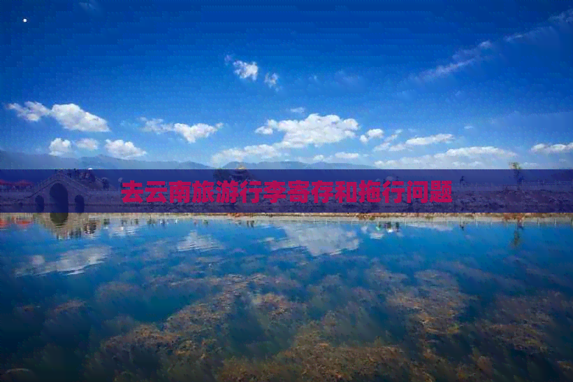 去云南旅     李寄存和拖行问题