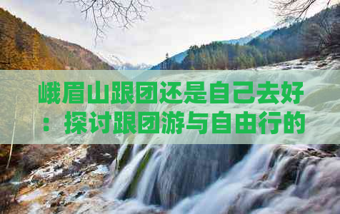 峨眉山跟团还是自己去好：探讨跟团游与自由行的优劣