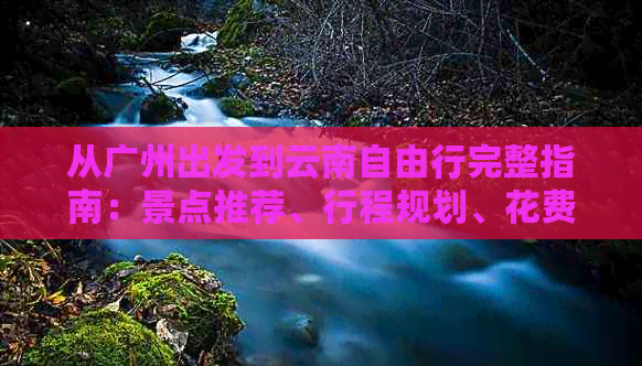 从广州出发到云南自由行完整指南：景点推荐、行程规划、花费分析及必备事项