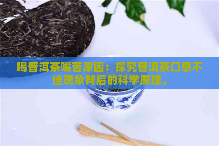 喝普洱茶嘴苦原因：探究普洱茶口感不佳现象背后的科学原理。