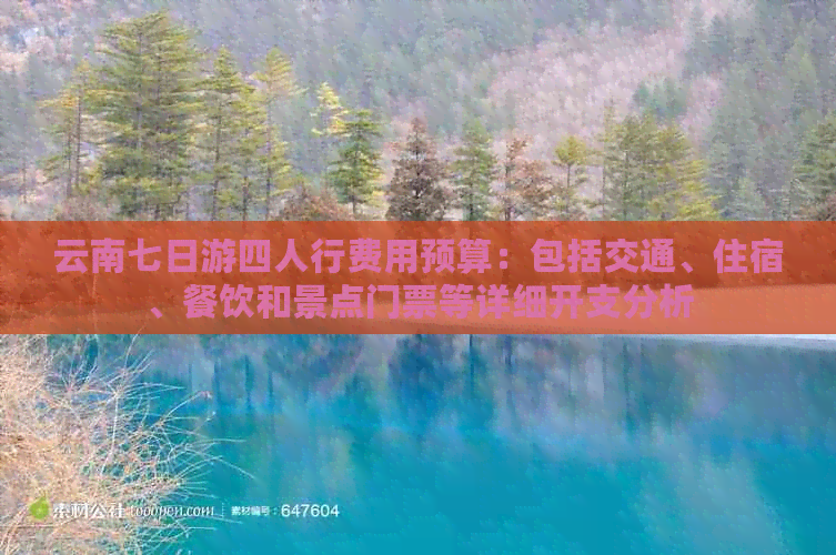 云南七日游四人行费用预算：包括交通、住宿、餐饮和景点门票等详细开支分析