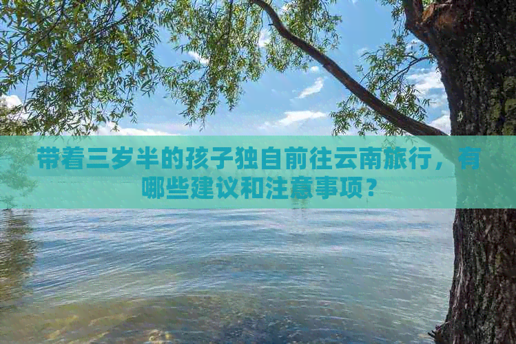 带着三岁半的孩子独自前往云南旅行，有哪些建议和注意事项？