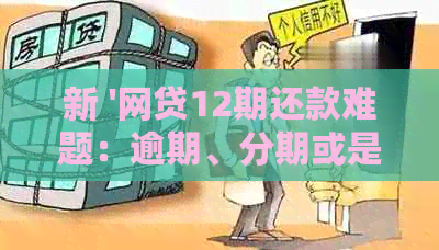 新 '网贷12期还款难题：逾期、分期或是无法解决的罪魁祸首？'