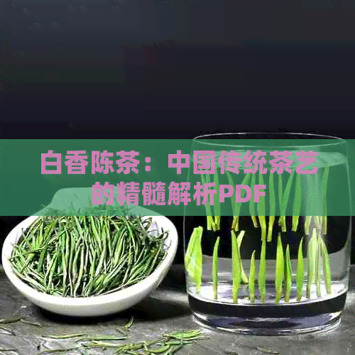 白香陈茶：中国传统茶艺的精髓解析PDF