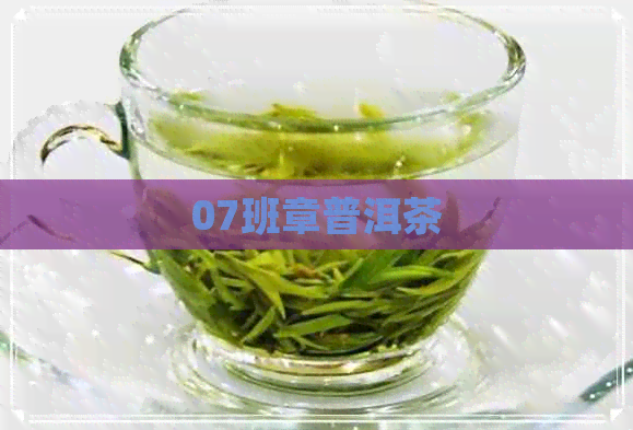 07班章普洱茶