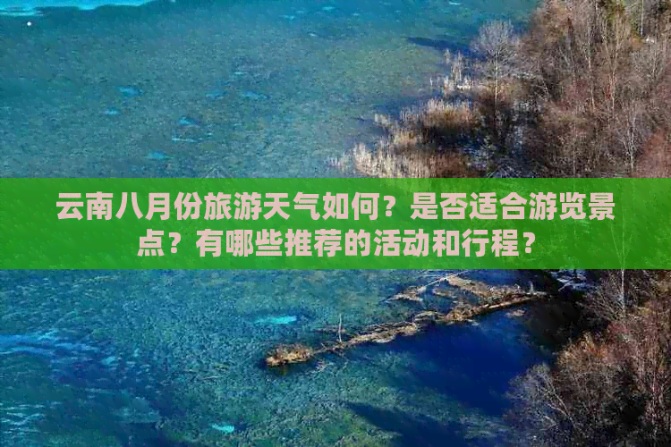 云南八月份旅游天气如何？是否适合游览景点？有哪些推荐的活动和行程？