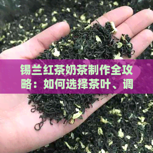 锡兰红茶奶茶制作全攻略：如何选择茶叶、调制比例与品尝技巧一应俱全！