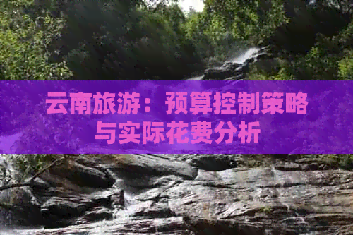 云南旅游：预算控制策略与实际花费分析