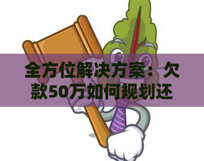 全方位解决方案：欠款50万如何规划还款，控制债务，提升信用