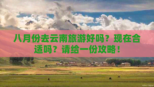 八月份去云南旅游好吗？现在合适吗？请给一份攻略！