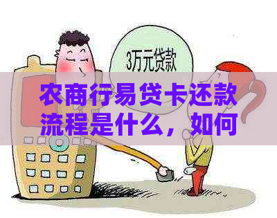 农商行易贷卡还款流程是什么，如何进行还款？是否可以提前还款？