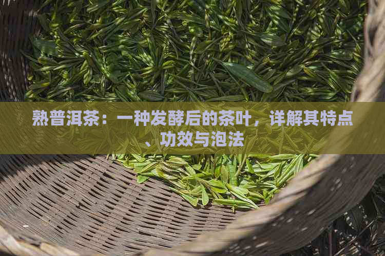 熟普洱茶：一种发酵后的茶叶，详解其特点、功效与泡法