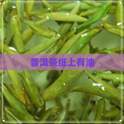 普洱茶纸上有油