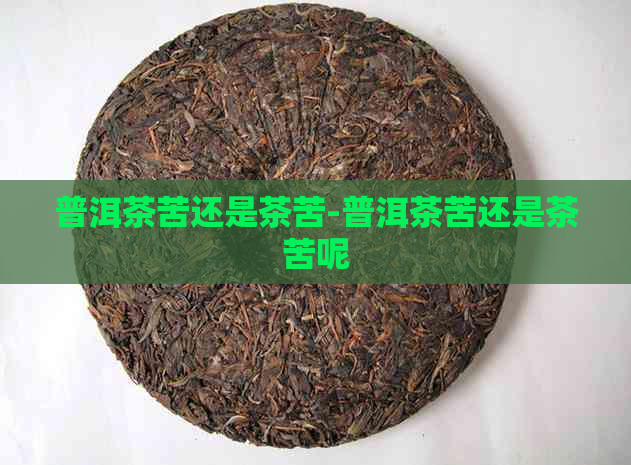 普洱茶苦还是茶苦-普洱茶苦还是茶苦呢