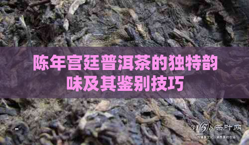 陈年宫廷普洱茶的独特韵味及其鉴别技巧