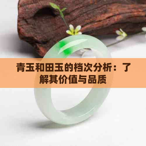 青玉和田玉的档次分析：了解其价值与品质