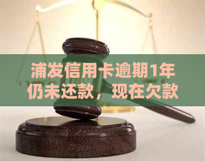 浦发信用卡逾期1年仍未还款，现在欠款7万多的处理方法和解决方案是什么？