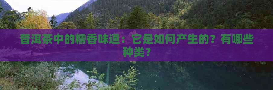 普洱茶中的糯香味道：它是如何产生的？有哪些种类？