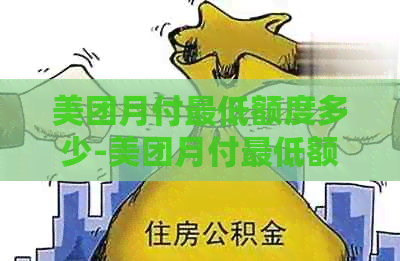 美团月付更低额度多少-美团月付更低额度多少钱