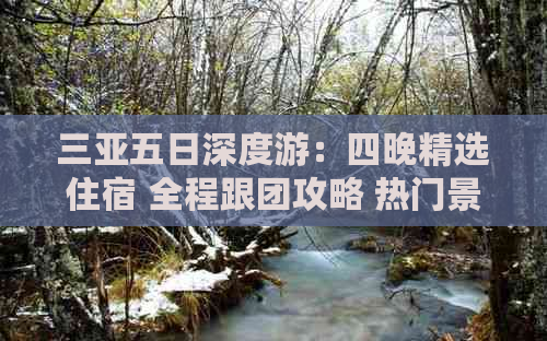 三亚五日深度游：四晚精选住宿 全程跟团攻略 热门景点一网打尽