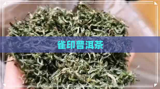 雀印普洱茶