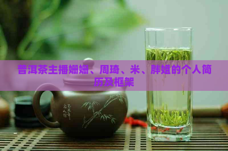 普洱茶主播姗姗、周琦、米、胖姐的个人简历及框架