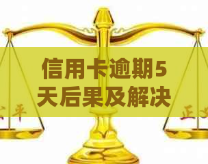 信用卡逾期5天后果及解决方法全面解析：如何避免逾期产生的负面影响？