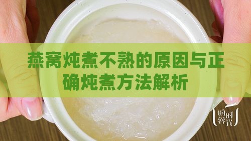 燕窝炖煮不熟的原因与正确炖煮方法解析