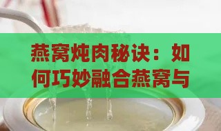 燕窝炖肉秘诀：如何巧妙融合燕窝与肉香