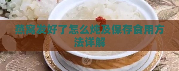 燕窝发好了怎么炖及保存食用方法详解