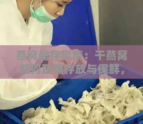 燕窝储存指南：干燕窝如何正确存放与保鲜，冰箱储存是否必要？