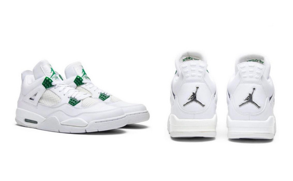 Air Jordan 4 白绿配色鞋款.jpg