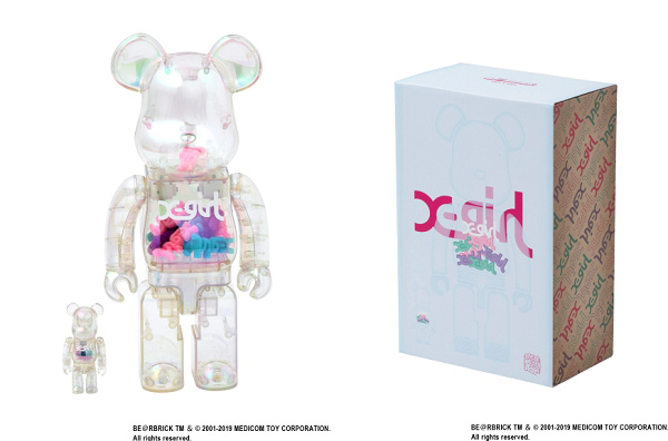 MEDICOM TOY x X-girl 2019 联名Be@rbrick 积木熊系列亮相-潮流资讯-美