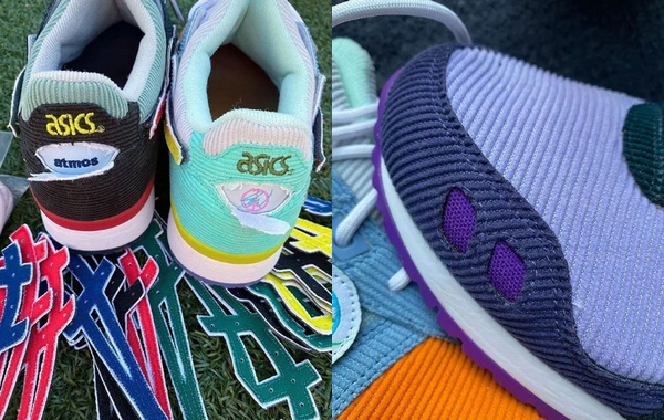 Sean Wotherspoon x ASICS x atmos 灯芯绒三方联名鞋款再次曝光~-潮流