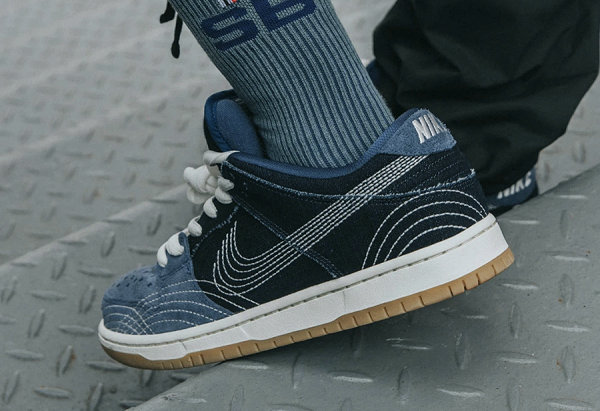 首发抽签| 刺子绣Nike SB Dunk Low Sashiko-vip-美乐淘潮牌汇