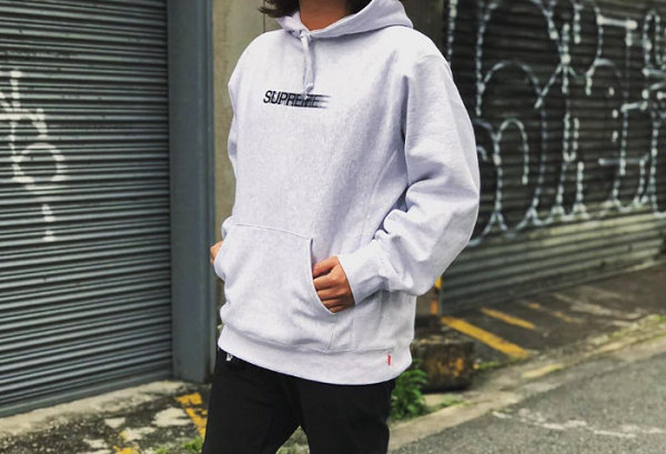 Supreme motion logo hoodie