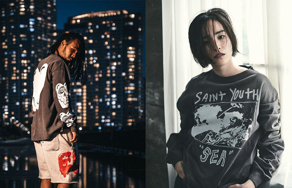 SAINT MICHAEL×WIND AND SEA L S - Tシャツ