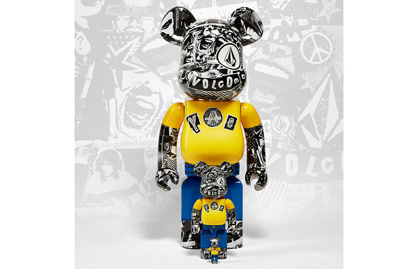 BE@RBRICK VOLCOM 30TH ANNIVERSARY 100% & 400%ベアブリック ボルコム