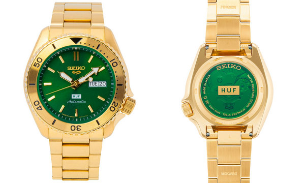 HUF x 精工Seiko 全新联名5 Sports 腕表系列登场-潮流资讯-美乐淘潮牌汇