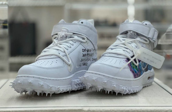 Off-White x Nike AF1 Mid「Graffiti」联名鞋款即将发售-潮流资讯-美乐